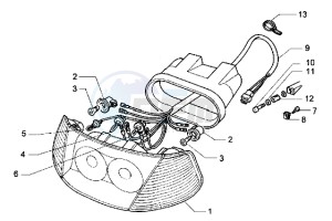 Hexagon 180 LXT drawing Front light