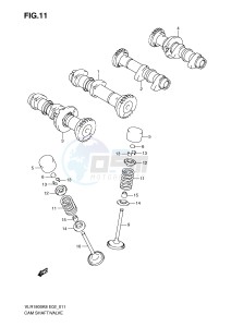 VLR1800 (E2) drawing CAMSHAFT - VALVE