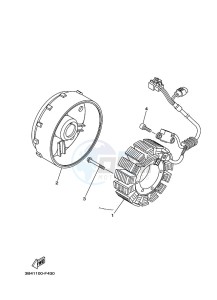 YFM700FWAD GRIZZLY 700 EPS (BFEG) drawing GENERATOR