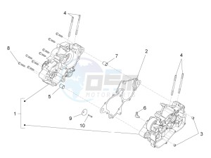 RS4 50 2t drawing Crankcase I