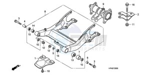 TRX420TM9 Australia - (U / 2WD) drawing SWINGARM