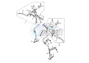 YP E MAJESTY 125 drawing BRAKE SYSTEM