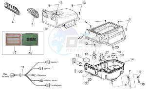 RXV 450-550 drawing Air box