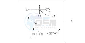 SH300AR drawing HEATED GRIP