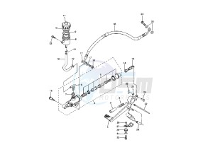 YZF R46 600 drawing REAR MASTER CYLINDER