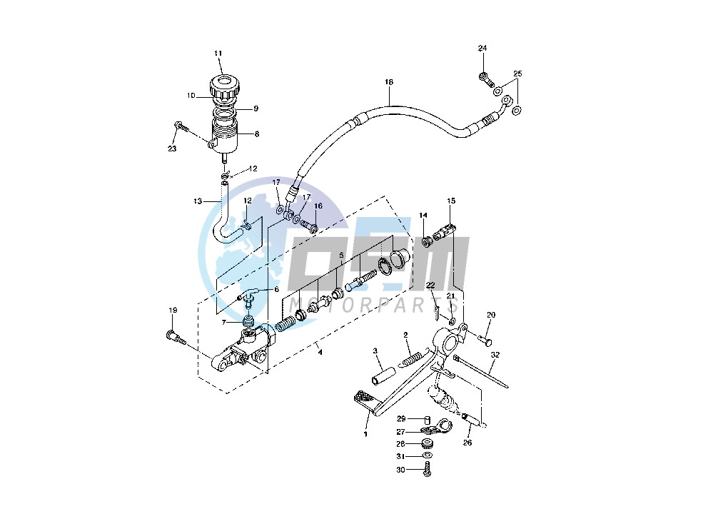 REAR MASTER CYLINDER