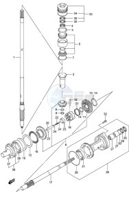 DF 150 drawing Transmission (Model: TG)