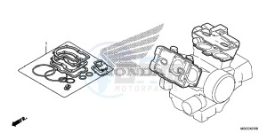 VFR1200FF VFR1200F UK - (E) drawing GASKET KIT A