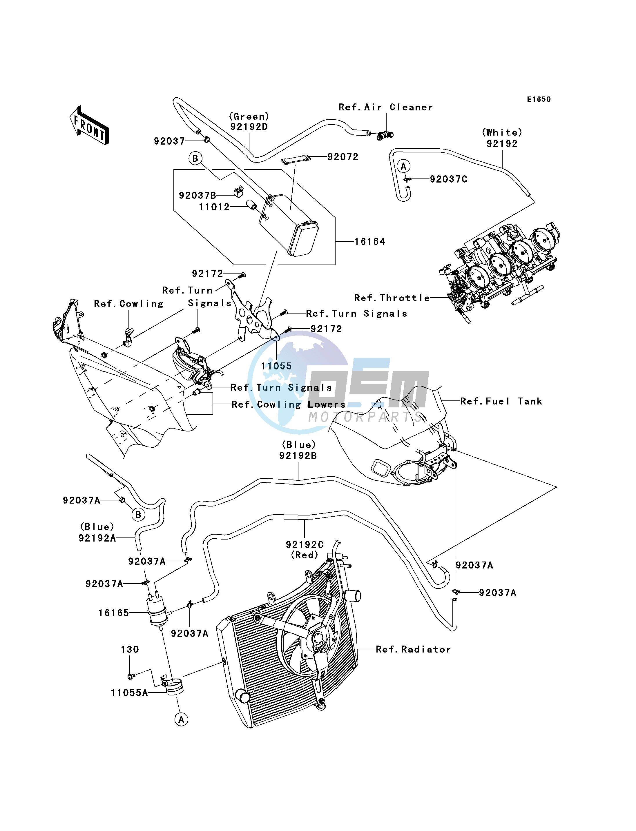 FUEL EVAPORATIVE SYSTEM-- CA- -