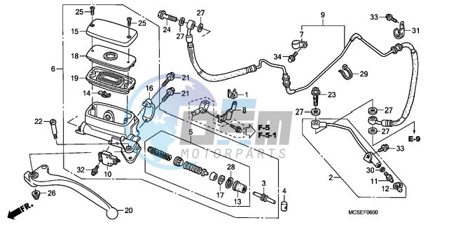 CLUTCH MASTER CYLINDER