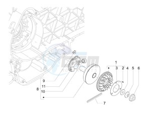 LX 150 4T USA drawing Driving pulley