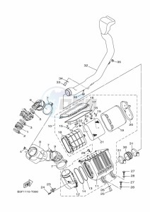 YXM700E YX70MPP (BHFF) drawing INTAKE