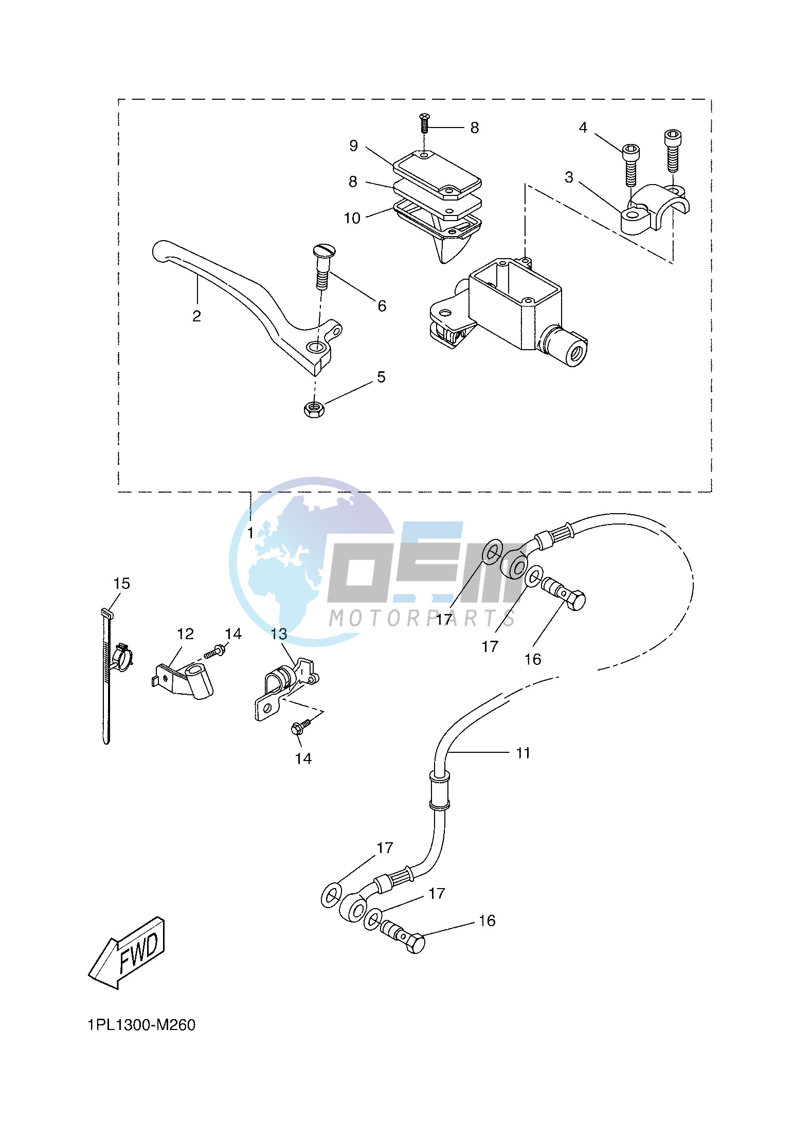 FRONT MASTER CYLINDER