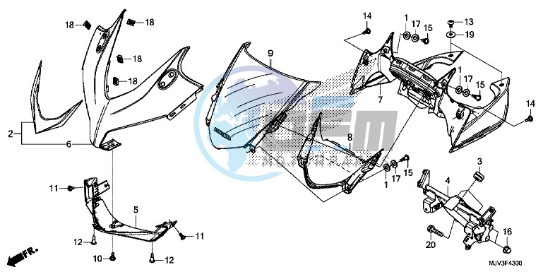 UPPER COWL