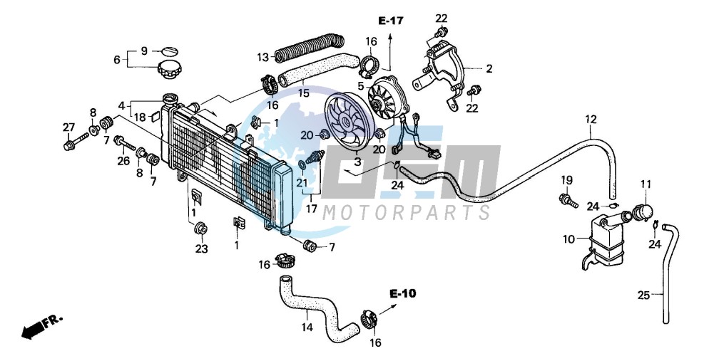 RADIATOR (CBF600S/SA)