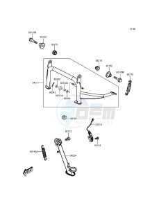 J125 ABS SC125BGFA XX (EU ME A(FRICA) drawing Stand(s)