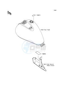 VN900 CLASSIC VN900BEF GB XX (EU ME A(FRICA) drawing Labels