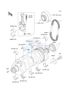 ZR 1200 A [ZX 1200 R] (A1-A3) drawing CRANKSHAFT