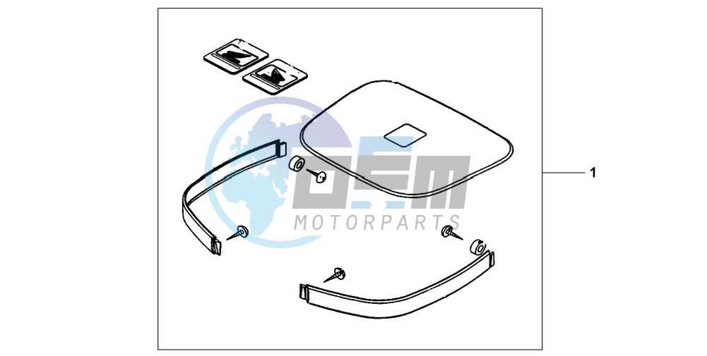 TOP BOX COLOUR PANEL SET