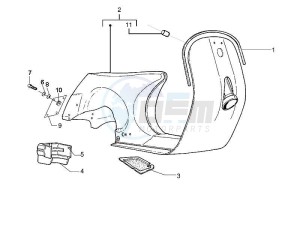 PX 125 2T NOABS E3 (EMEA, APAC) drawing Frame/bodywork