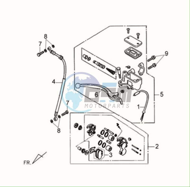 BRAKE CALIPER / BRAKE LEVER