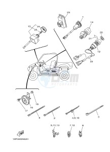 YXM700E YXM700PHF VIKING (1XPM) drawing ELECTRICAL 2