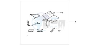 GL1500SE GOLDWING SE drawing TRUNK LIGHT/MIRROR