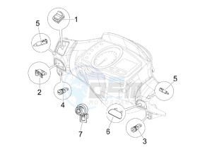 NRG 50 power DT (UK) UK drawing Selectors - Switches - Buttons