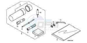 TRX250TMA U drawing TOOLS