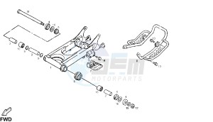 DXR - 250 CC drawing REAR ARM