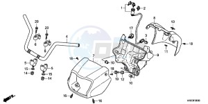 TRX500FED TRX500FE Europe Direct - (ED) drawing HANDLE PIPE