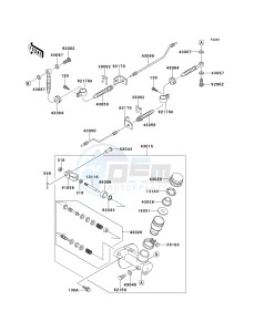 KAF 620 B [MULE 2520 TURF] (B6) [MULE 2520 TURF] drawing MASTER CYLINDER