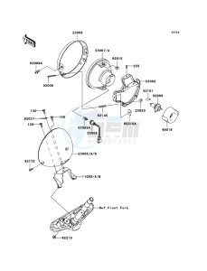 VN900 CLASSIC VN900BCFA GB XX (EU ME A(FRICA) drawing Headlight(s)