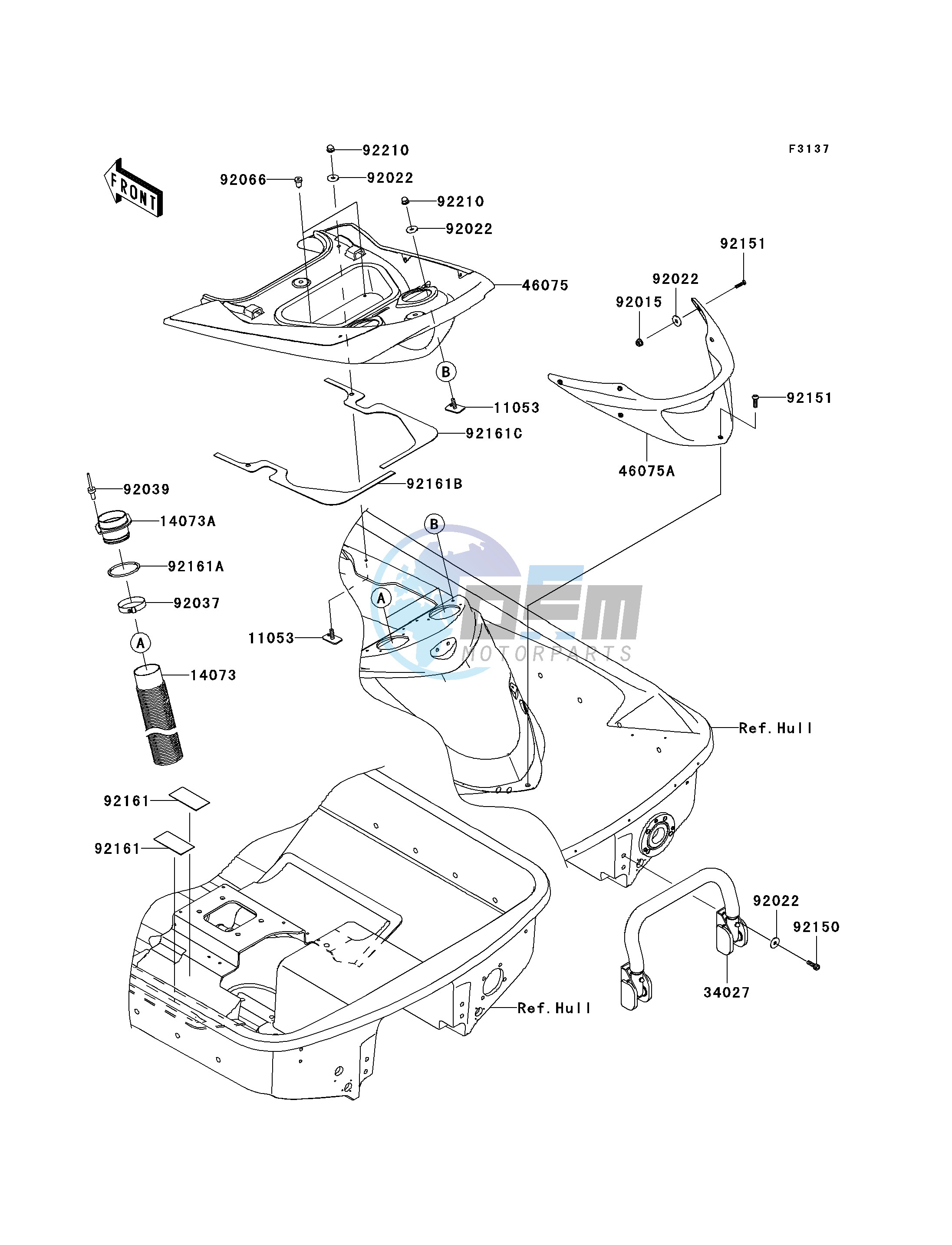 HULL REAR FITTINGS