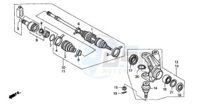 TRX350FM FOURTRAX drawing KNUCKLE (TRX350FM/FE)