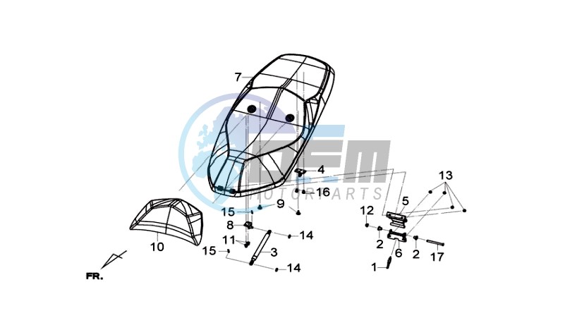 BUDDYSEAT / REAR LUGGAGE FRAME /