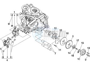 Nexus 250 e3 drawing Camshaft - Rocking levers support unit