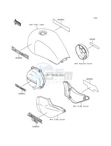 ZR 750 C [ZEPHYR 750] (C1-C3) [ZEPHYR 750] drawing DECAL-- ZR750-C1_C2- -