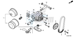 VT750C2SD UK - (E) drawing OIL PUMP