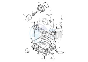 FZR 1000 drawing OIL CLEANER