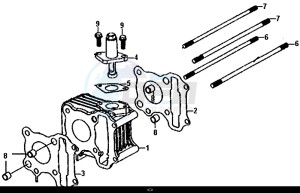 ORBIT III 50 (25 KM/H) (XE05W1-NL) (L8-M0) drawing CYLINDER