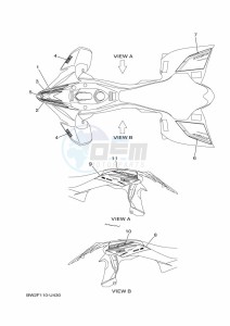 YFZ450R YFZ45YSXK (BW2H) drawing GRAPHICS