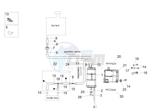 RSV4 1000 RR E4 ABS (EMEA) drawing Fuel vapour recover system