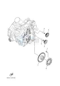 YFM700FWAD YFM70GPAH (2UDE) drawing STARTER CLUTCH