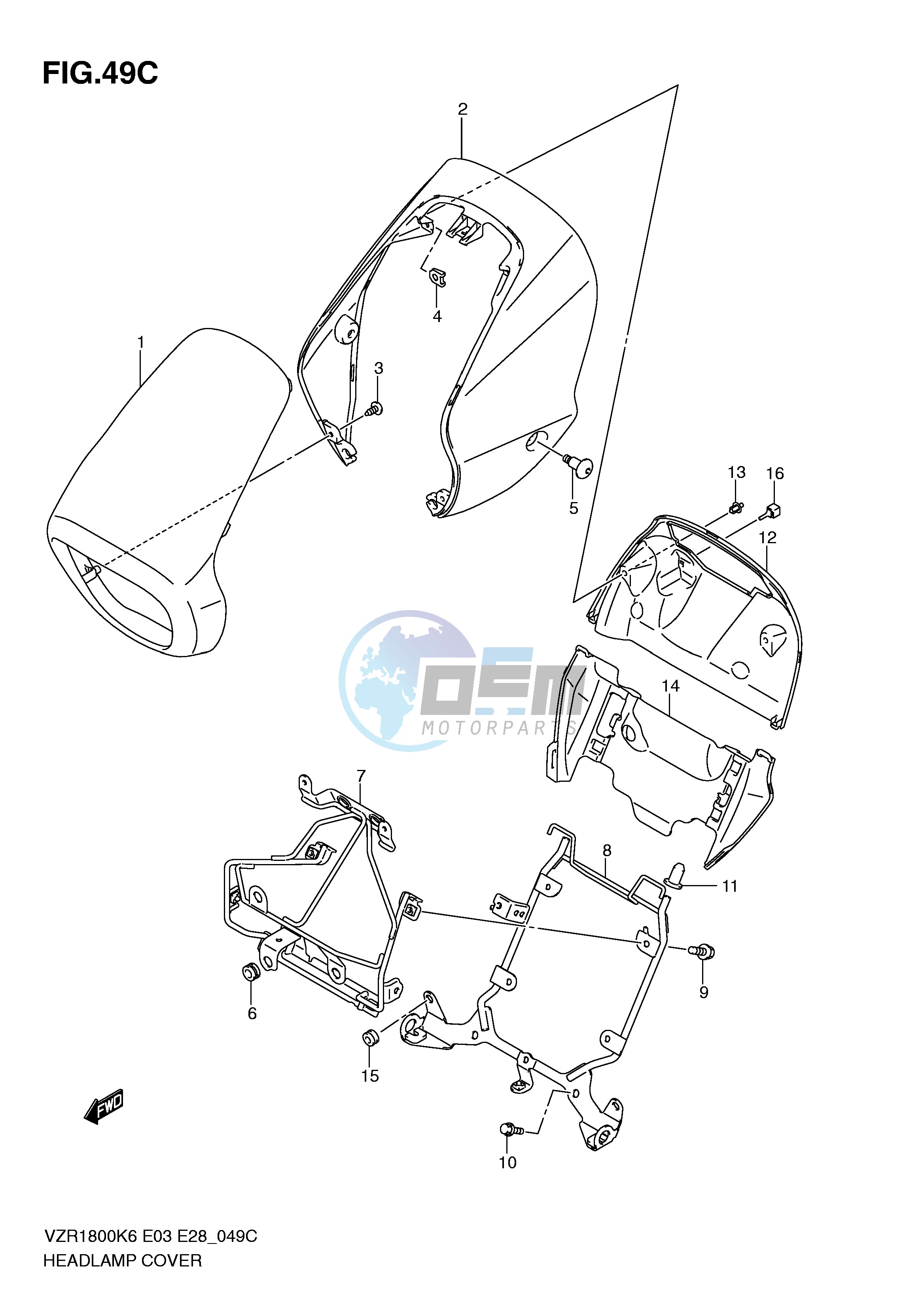 HEADLAMP COVER (VZR1800L0)