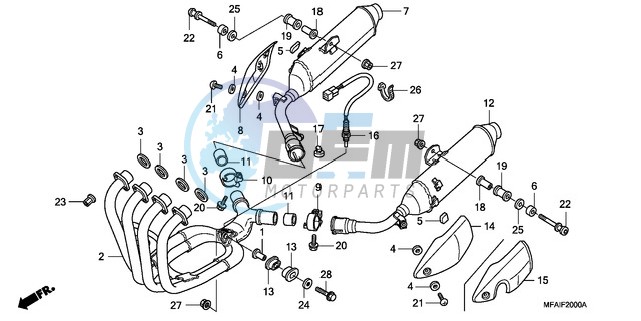 EXHAUST MUFFLER