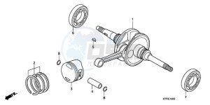 SH1259 Europe Direct - (ED) drawing CRANKSHAFT/PISTON