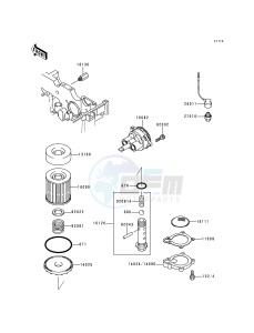 EX 250 F [NINJA 250R] (F6-F9) [NINJA 250R] drawing OIL PUMP_OIL FILTER