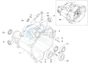 V7 II Stornello ABS 750 drawing Transmission cage