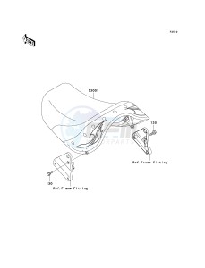 VN 800 G [VULCAN 800 DRIFTER] (E1-E5) [VULCAN 800 DRIFTER] drawing SEAT